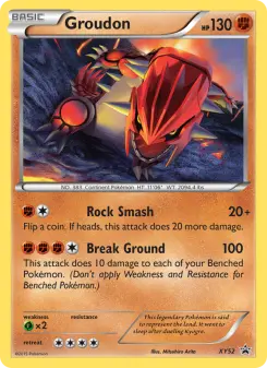 Groudon — XY Black Star Promos #XY52