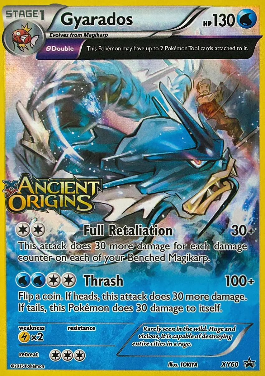 Gyarados XY60 — the most expensive XY Black Star Promos card