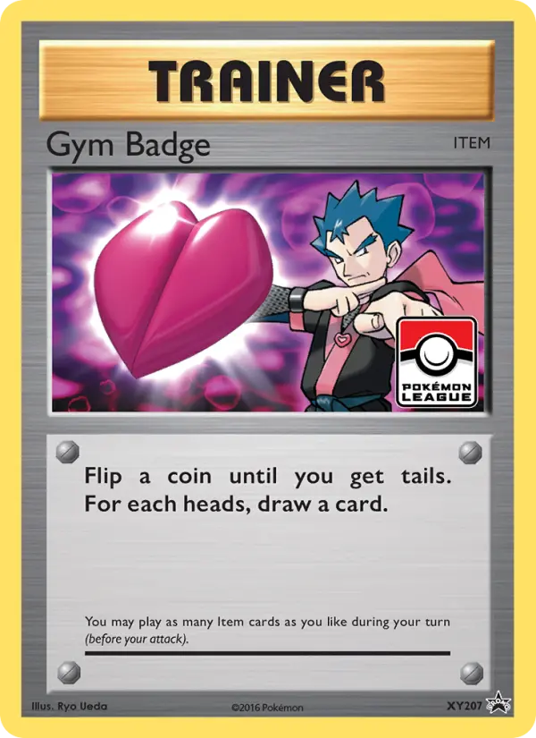 Gym Badge XY207 card from XY Black Star Promos