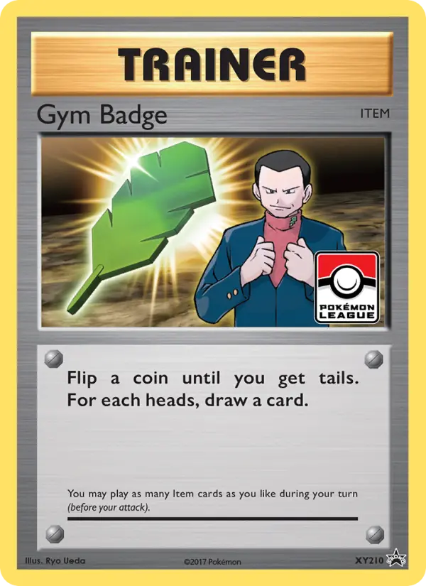 Gym Badge XY210 card from XY Black Star Promos