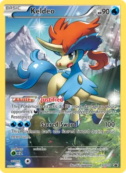 Keldeo XY118 — XY Black Star Promos