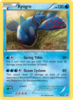 Kyogre — XY Black Star Promos #XY51
