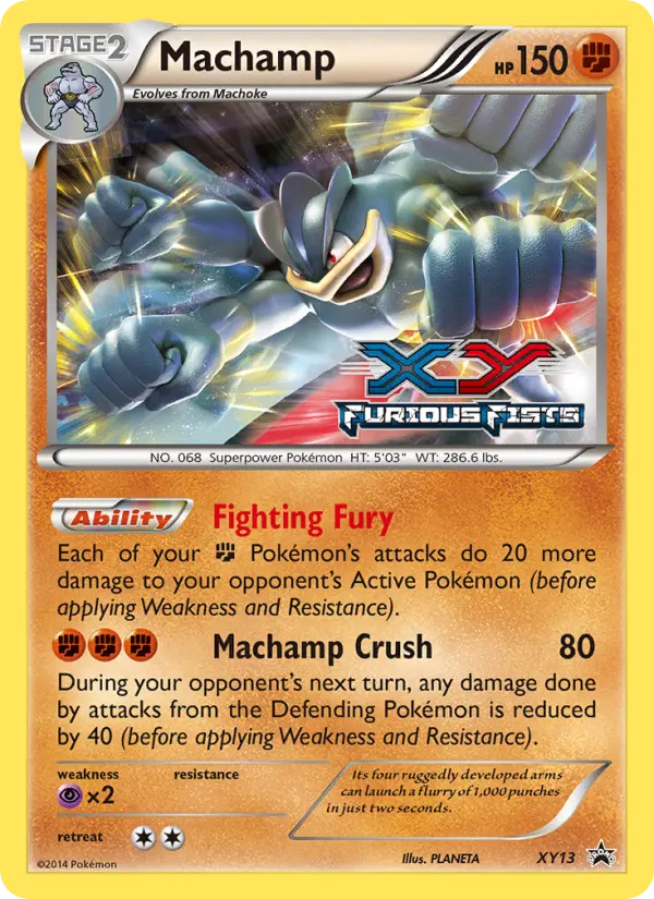 Machamp XY13 — the most expensive PLANETA card