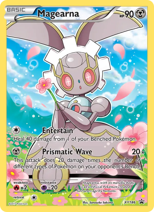 Magearna XY186 — XY Black Star Promos XY186, Holofoil finish
