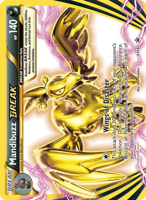 Mandibuzz BREAK XY182 card from XY Black Star Promos