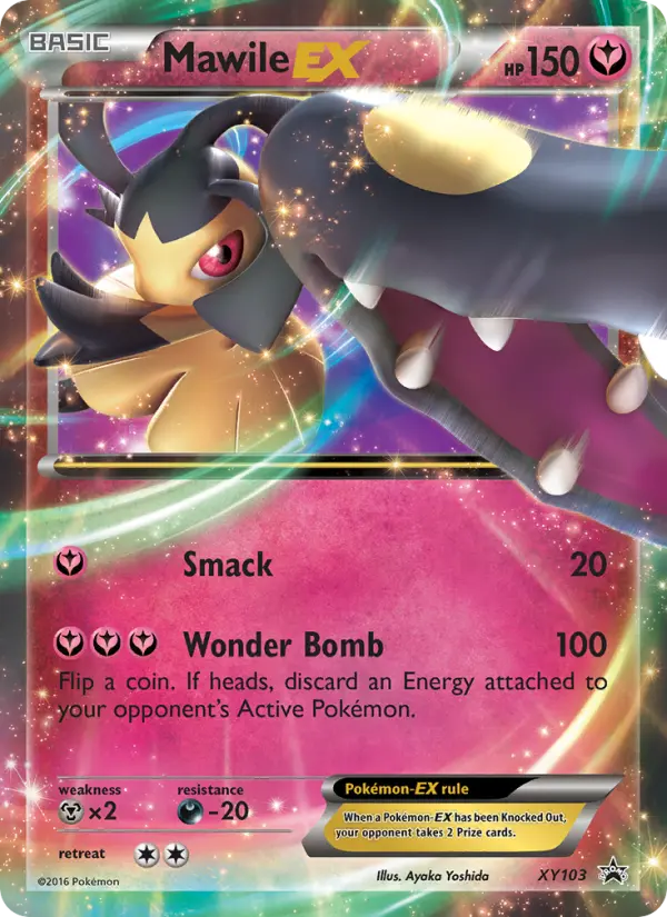 Mawile-EX XY103 card from XY Black Star Promos