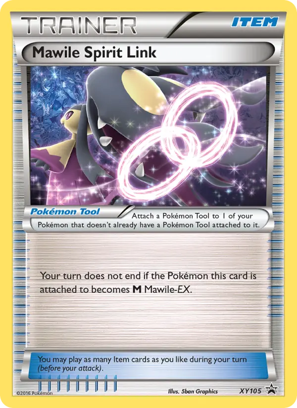 Mawile Spirit Link XY105 — XY Black Star Promos XY105, Normal finish