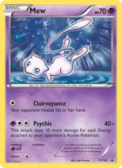 Mew XY192 — XY Black Star Promos