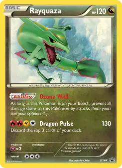 Rayquaza XY64 — XY Black Star Promos