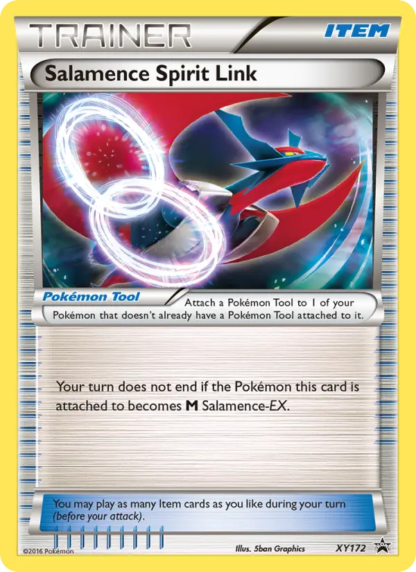 Salamence Spirit Link XY172 — XY Black Star Promos XY172, Normal finish