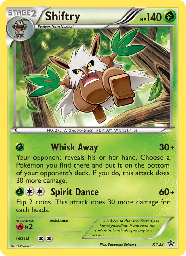 Shiftry XY23 — XY Black Star Promos XY23, Holofoil finish