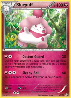 Slurpuff XY15 — shown as an example of the Reverse Holofoil finish