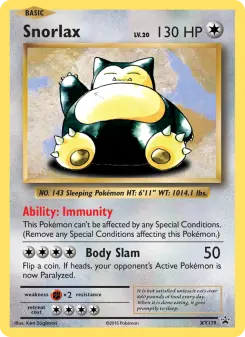 Snorlax XY179 — XY Black Star Promos