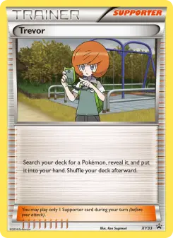 Trevor XY33 — shown as an example of the Reverse Holofoil finish
