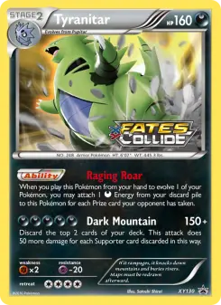 Tyranitar — XY Black Star Promos XY130