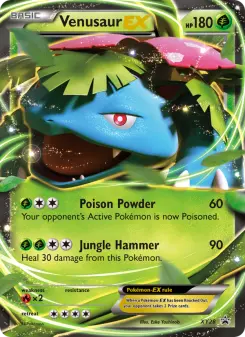 Venusaur-EX — XY Black Star Promos #XY28