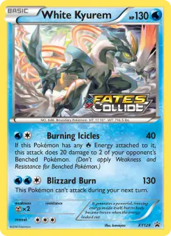White Kyurem XY128 — XY Black Star Promos