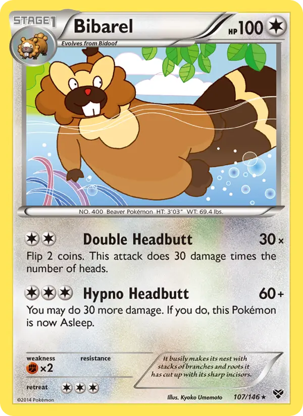 Bibarel 107 — XY 107, Normal finish