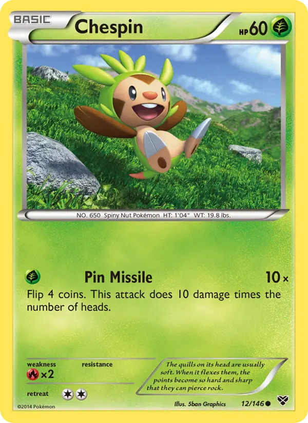 Chespin 12 — XY 12, Normal finish