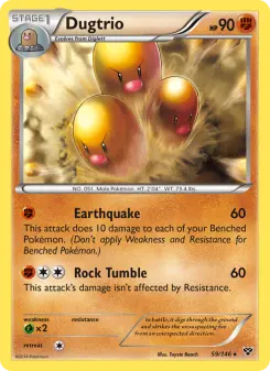 Dugtrio — XY #59