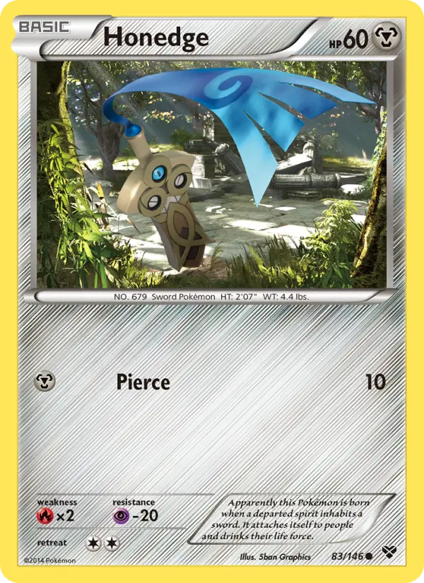 Honedge 83 card from XY