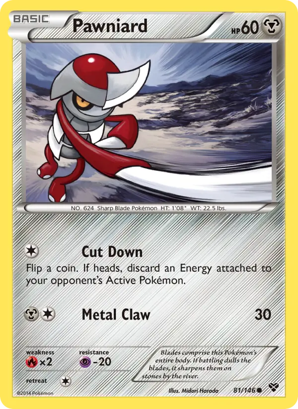 Pawniard 81 — XY 81, Normal finish