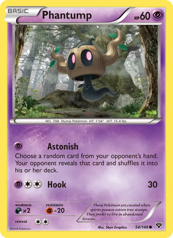 Phantump 54 card from XY