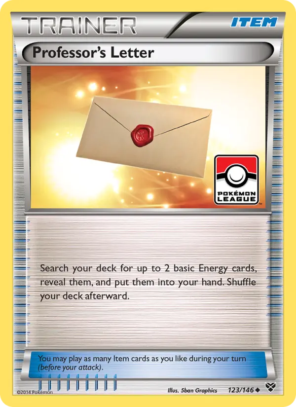Professor's Letter 123 — XY 123, Normal finish
