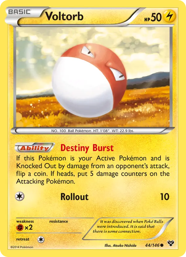 Voltorb 44 — XY 44, Normal finish